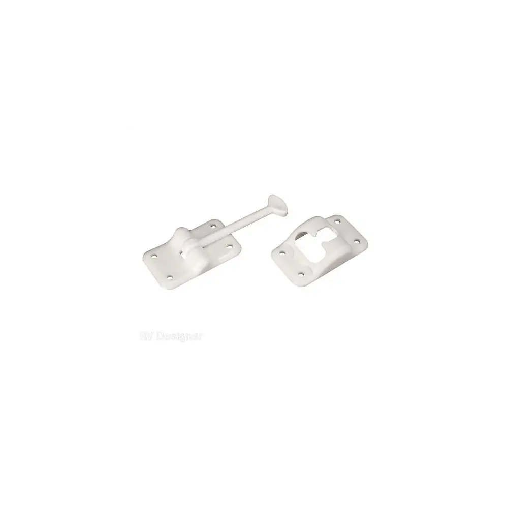 3-1/2" T-Style RV Door Holder - White - RVDE231